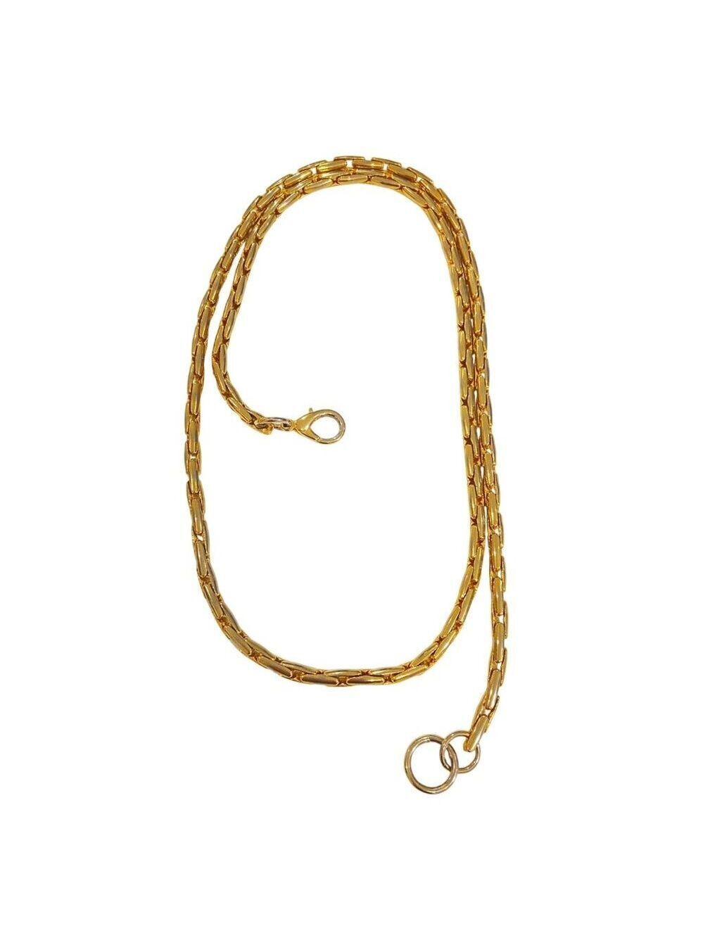 Y2K Revival Gold-Tone Chain Link Belt With Clasp Closure early 2000s feminine